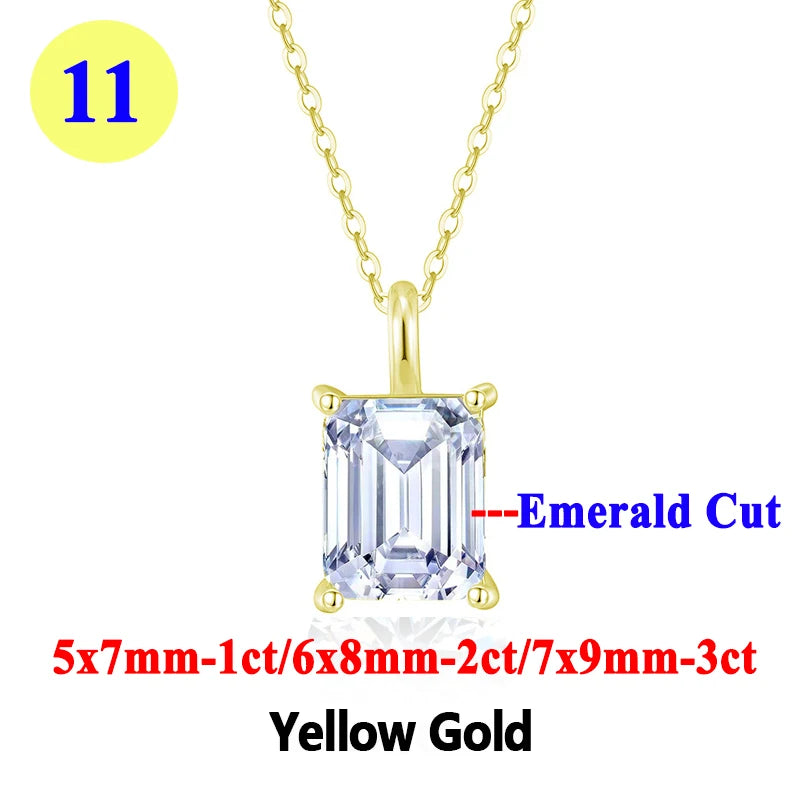 Moissanite Pendant Necklace