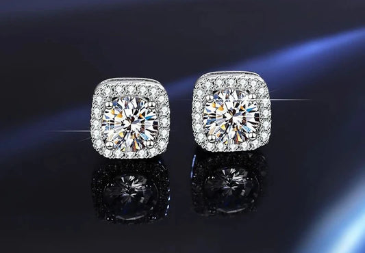 Moissanite Stud Earrings
