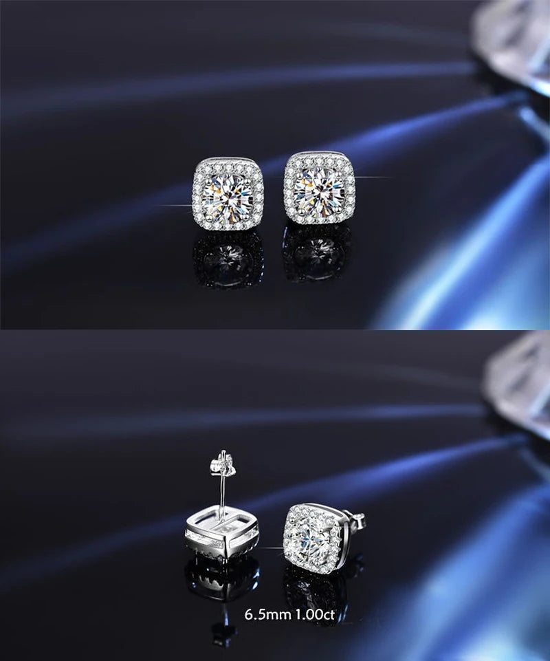 Moissanite Stud Earrings