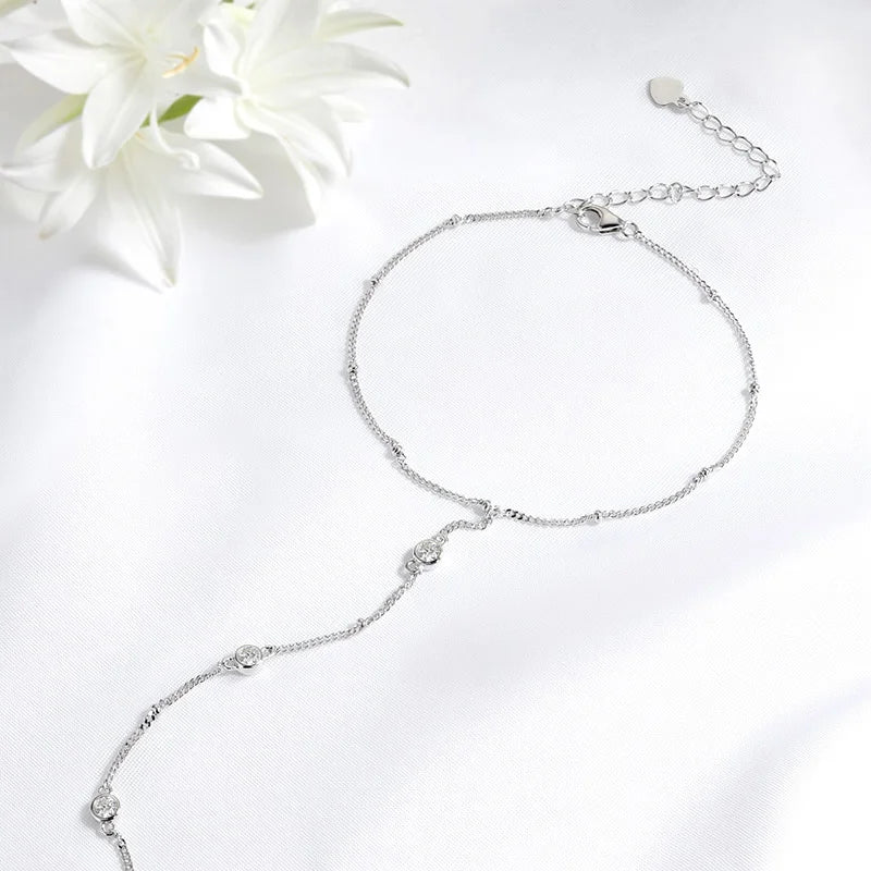 Adjustable Moissanite Chain Bracelet