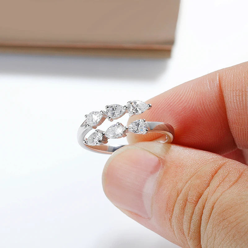 Crown Moissanite Ring