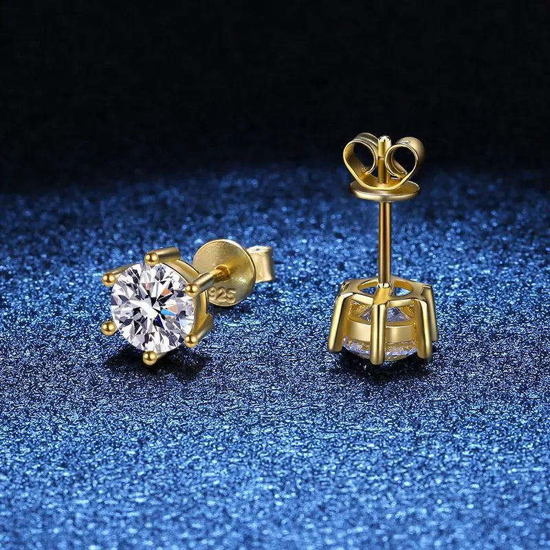 Moissanite Stud Earrings