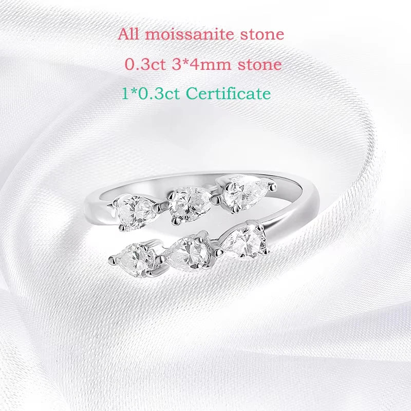 Crown Moissanite Ring