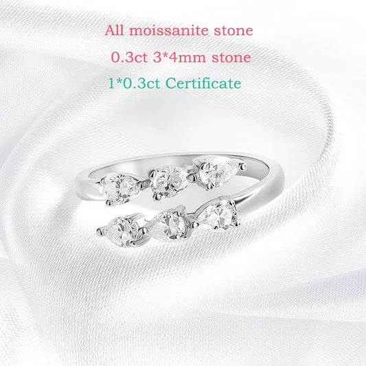 Crown Moissanite Ring