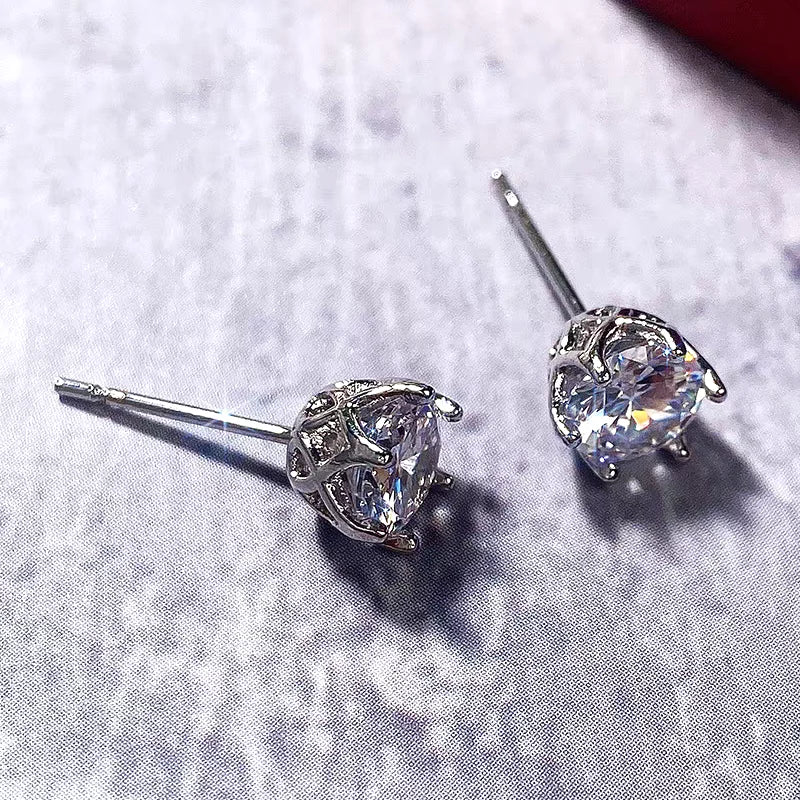 Moissanite Stud Earrings