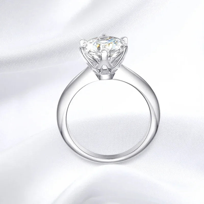 Moissanite Solitaire Ring