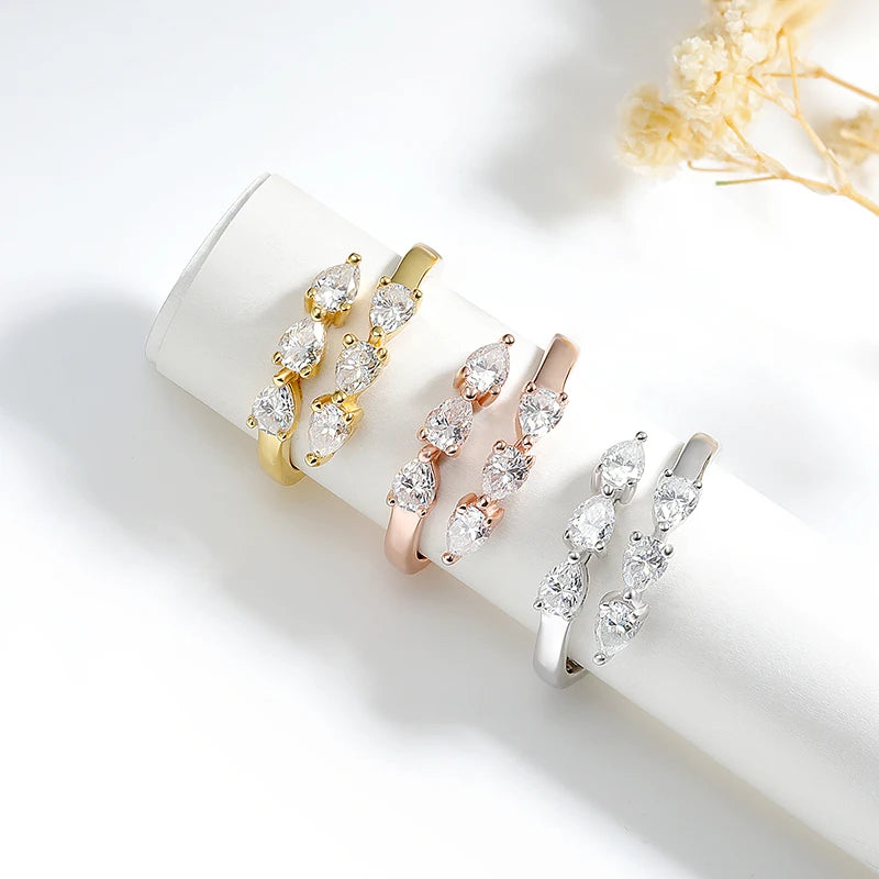 Crown Moissanite Ring