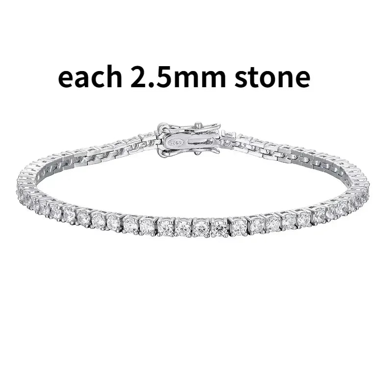 Moissanite Tennis Bracelet