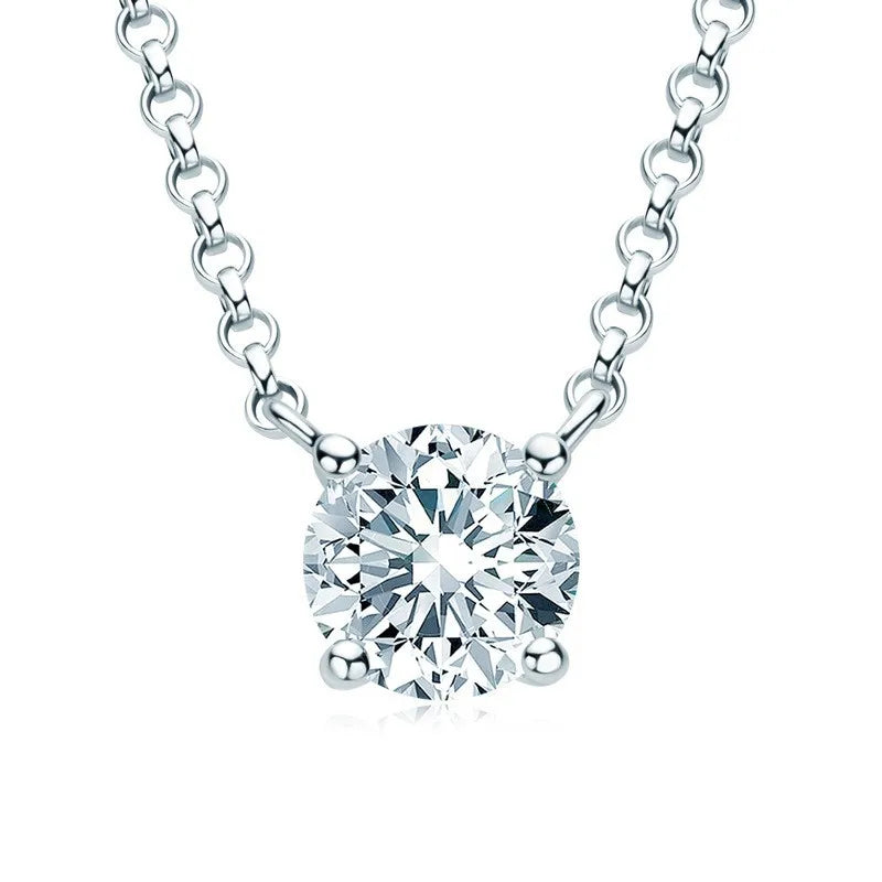Moissanite Pendant Necklace