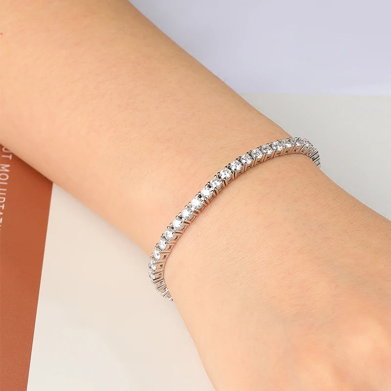 Moissanite Tennis Bracelet