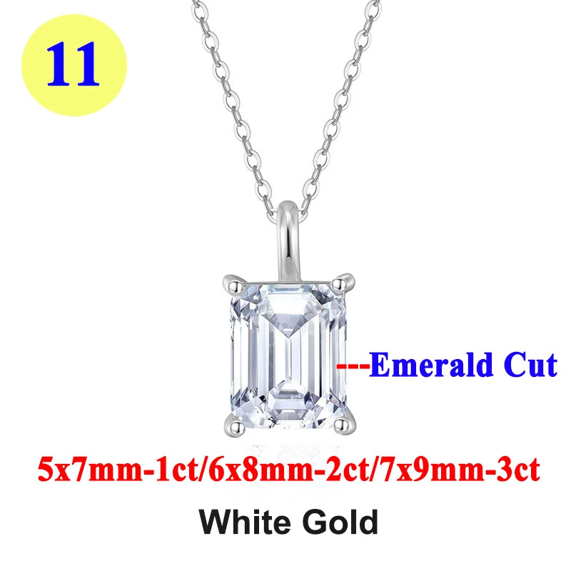 Moissanite Pendant Necklace