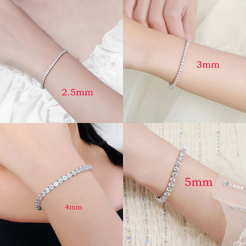 Moissanite Tennis Bracelet