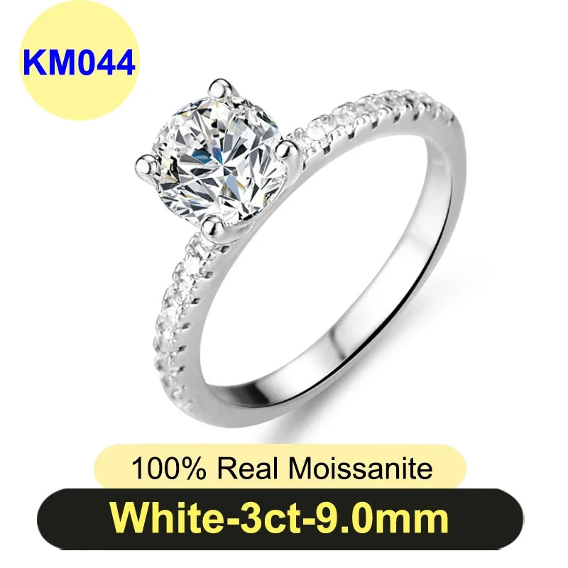 Radiant Cut Moissanite Ring