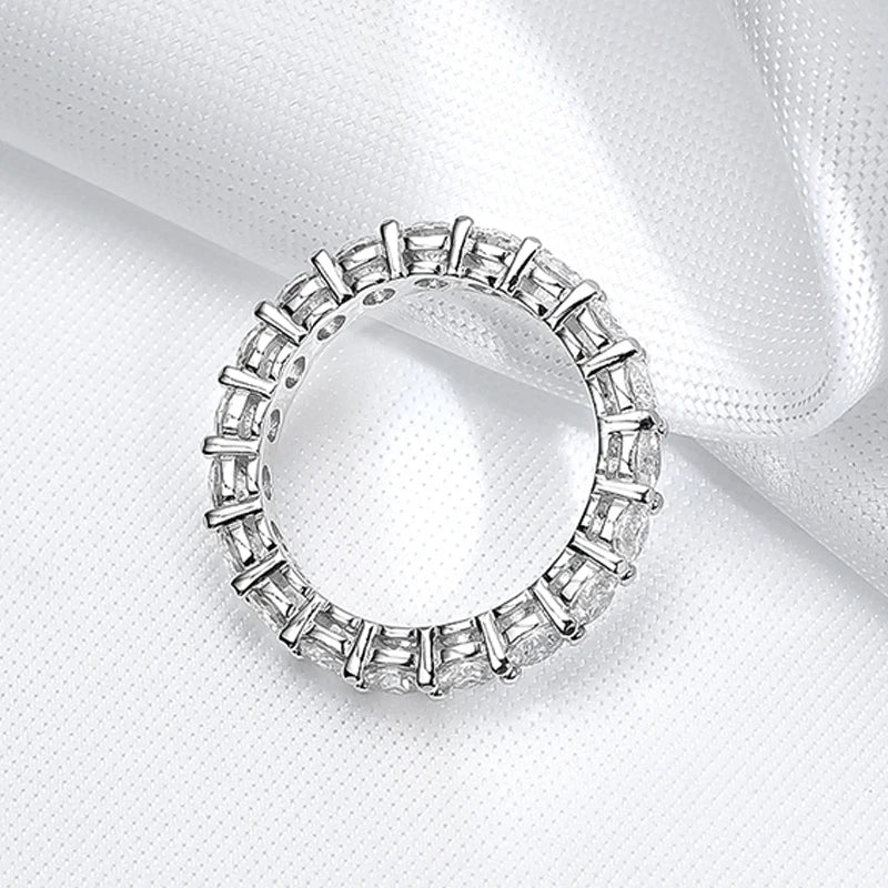 Moissanite Eternity Band Ring