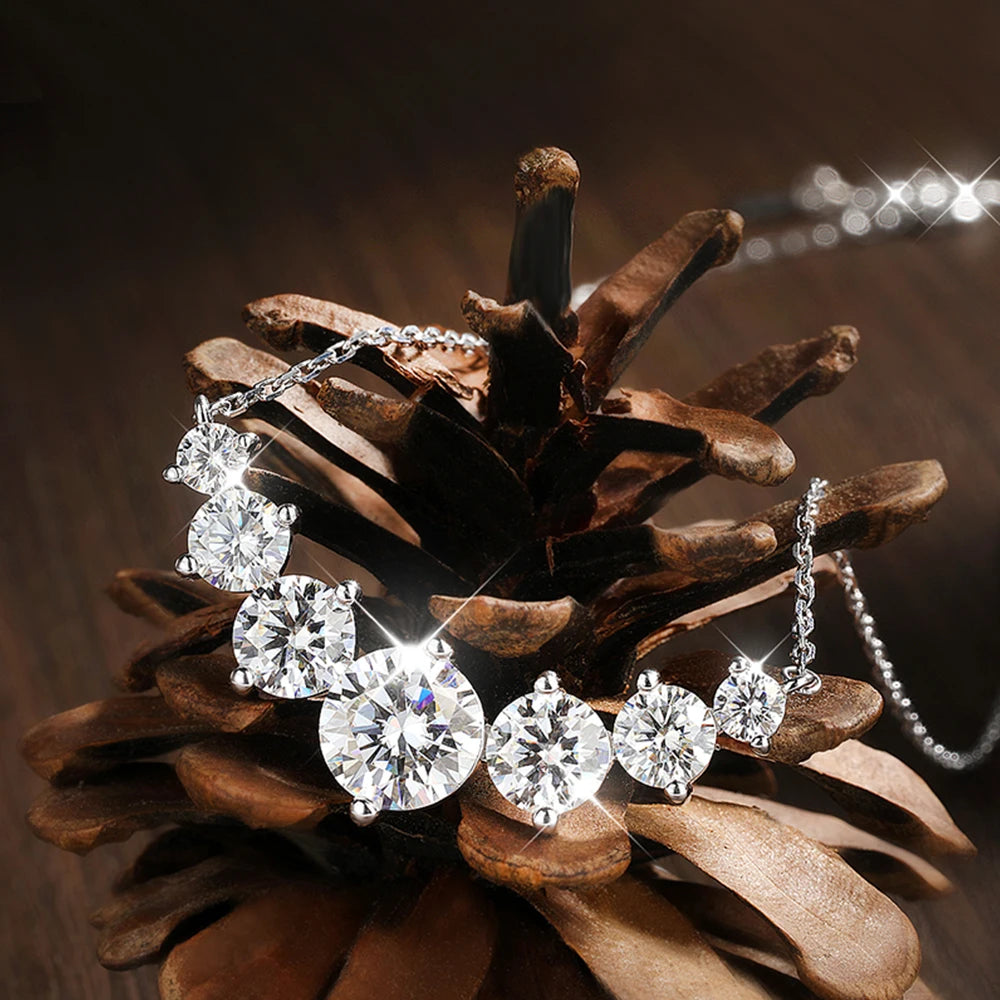 Moissanite Pendant Necklace