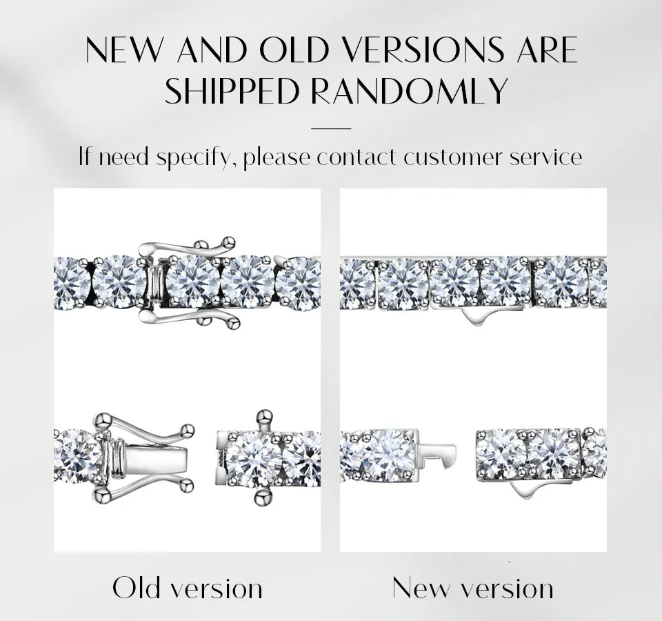 White Gold Moissanite Tennis Bracelet
