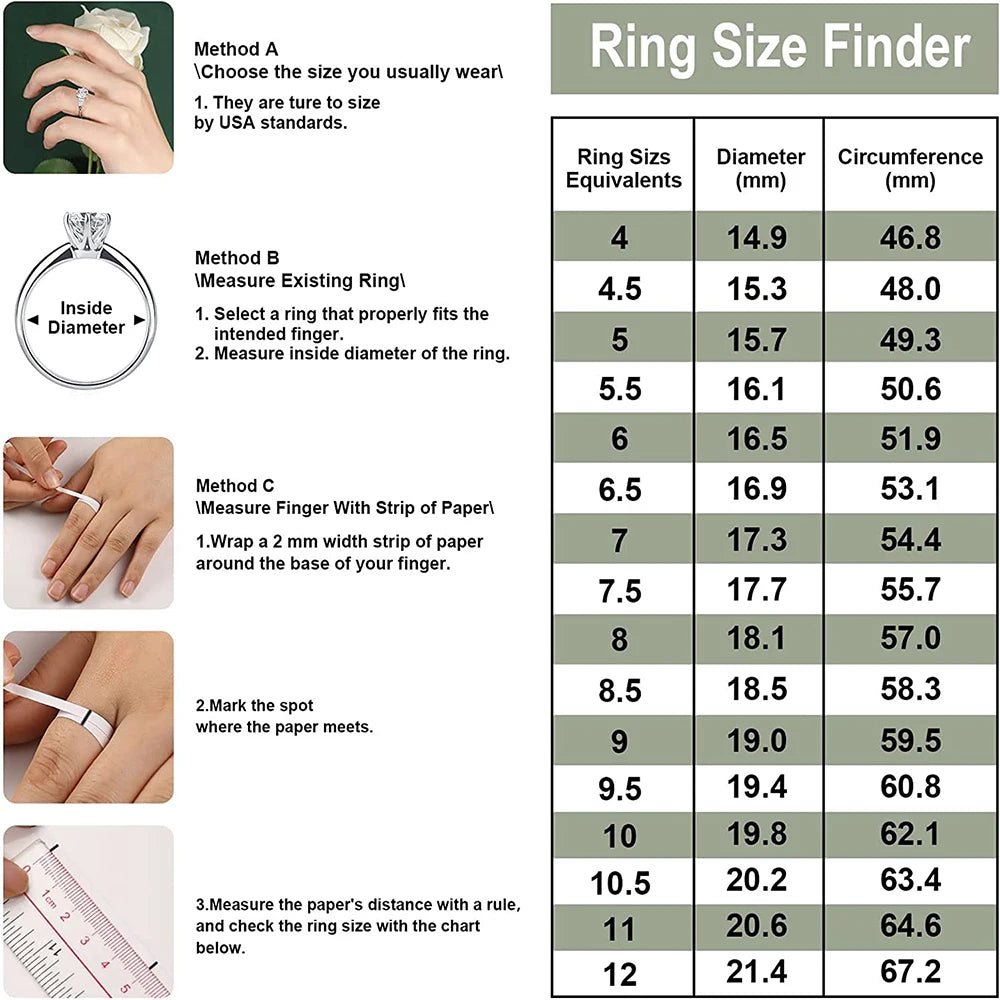 Three-Stone Moissanite Engagement Ring