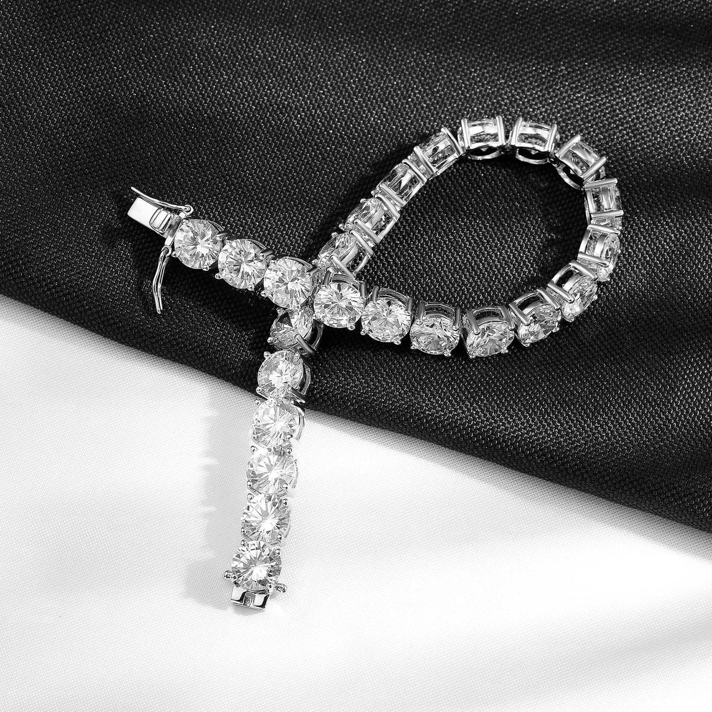 Moissanite Diamond Tennis Bracelet