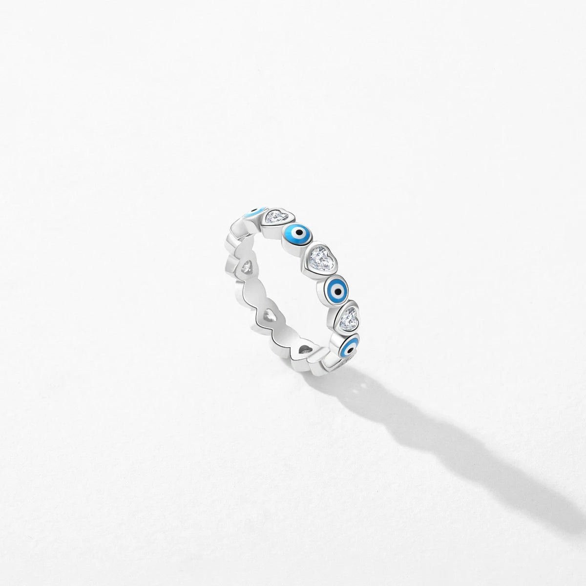 Blue CZ Statement Ring