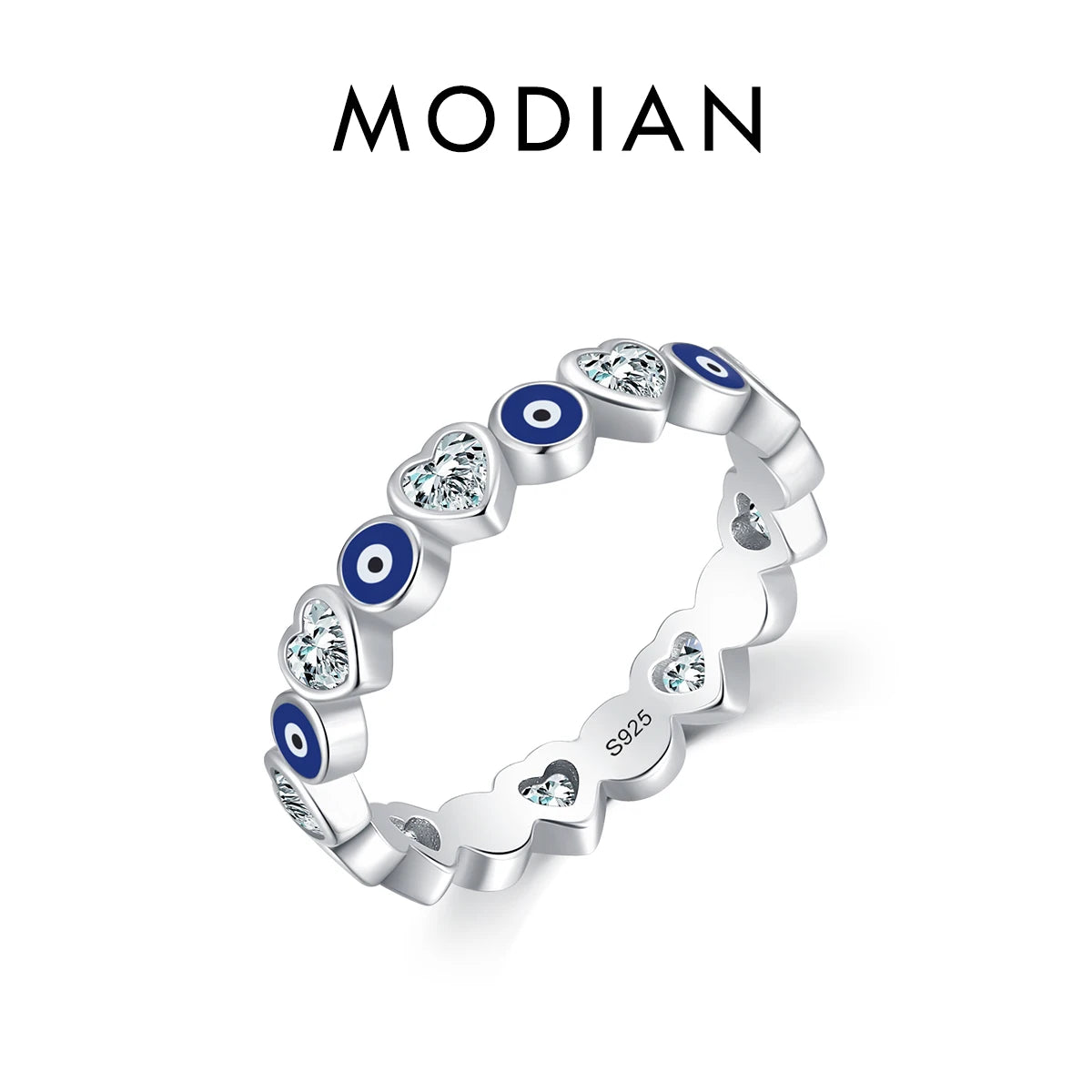 Blue CZ Statement Ring