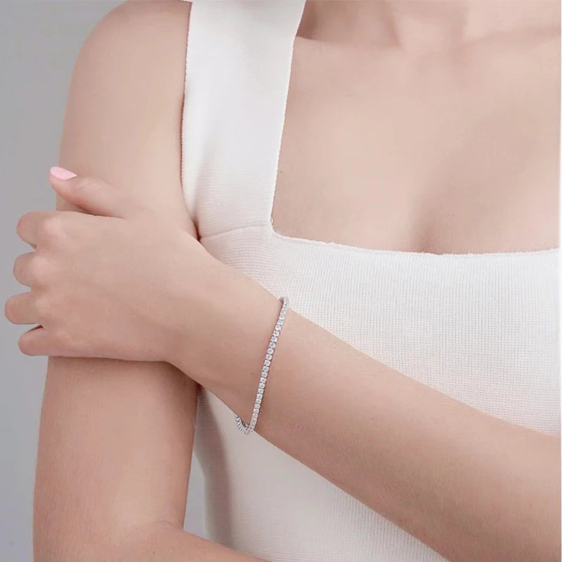 Moissanite Tennis Bracelet